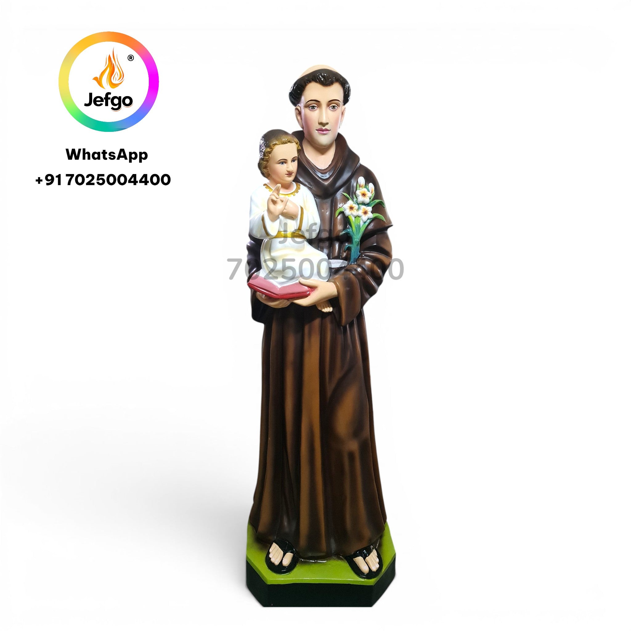 Saint Anthony of Padua Statue 6 Feet Model No :