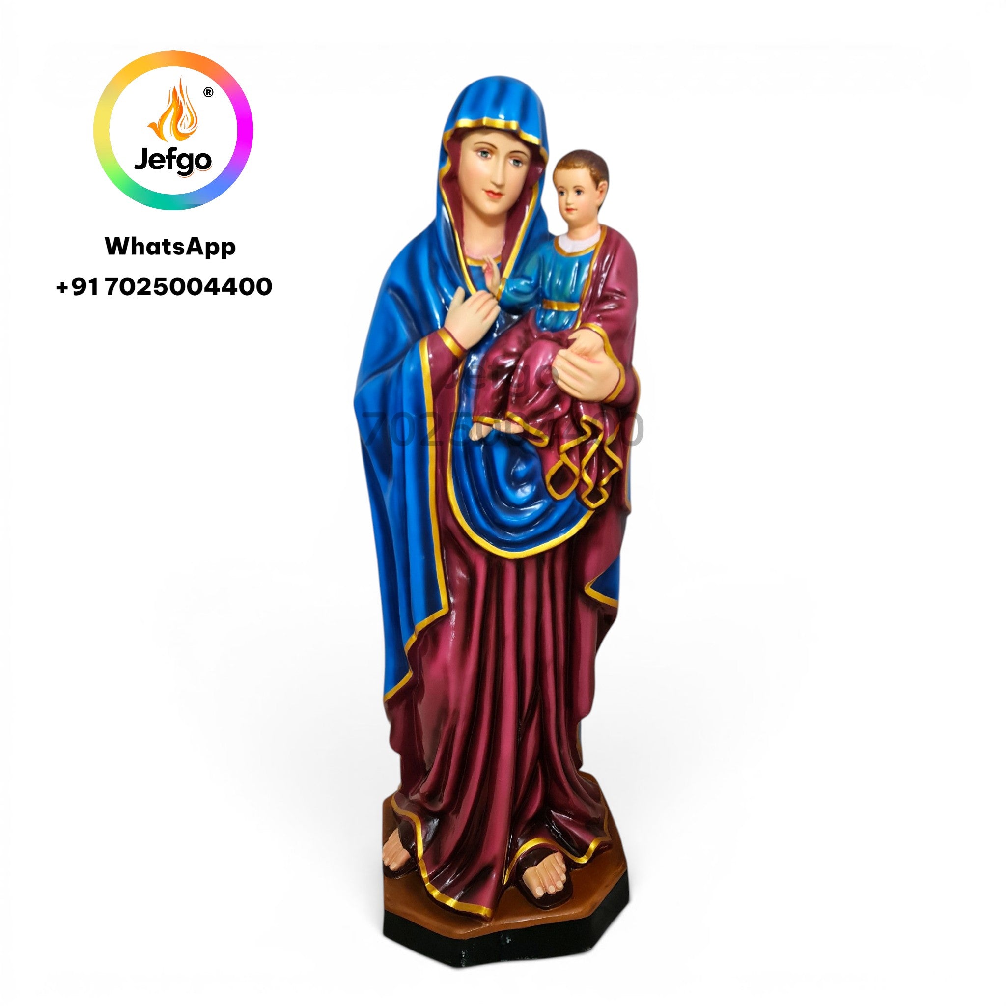 Our Lady of Consolata Statue – Premium Fiberglass Catholic Statue by Jefgo Industries 60 inch / 5 feet Model No (Copy)