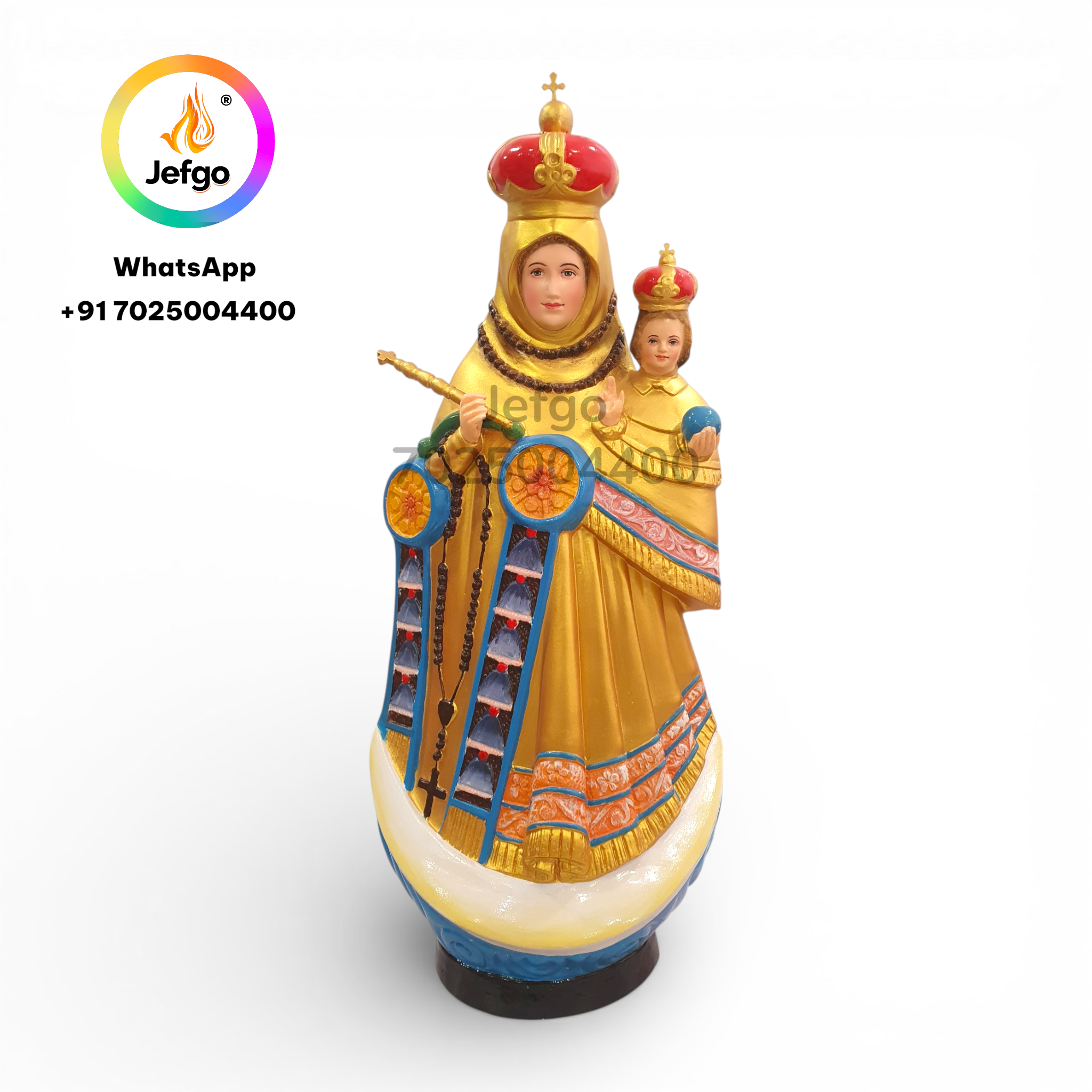 Velankanni Statue 30 inch Fiber model 3012