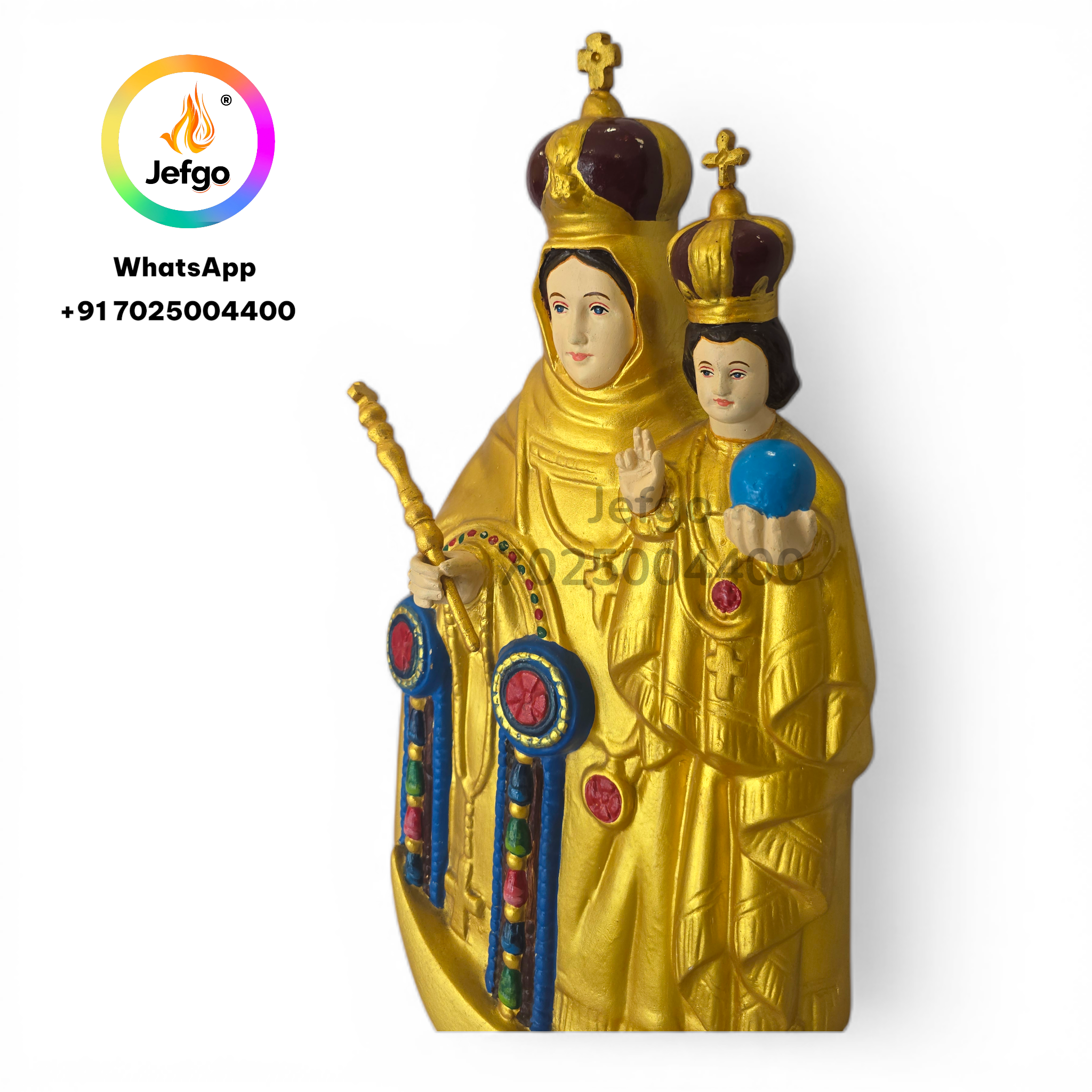 Velankanni Statue 24 inch Fiber Model No: 3019
