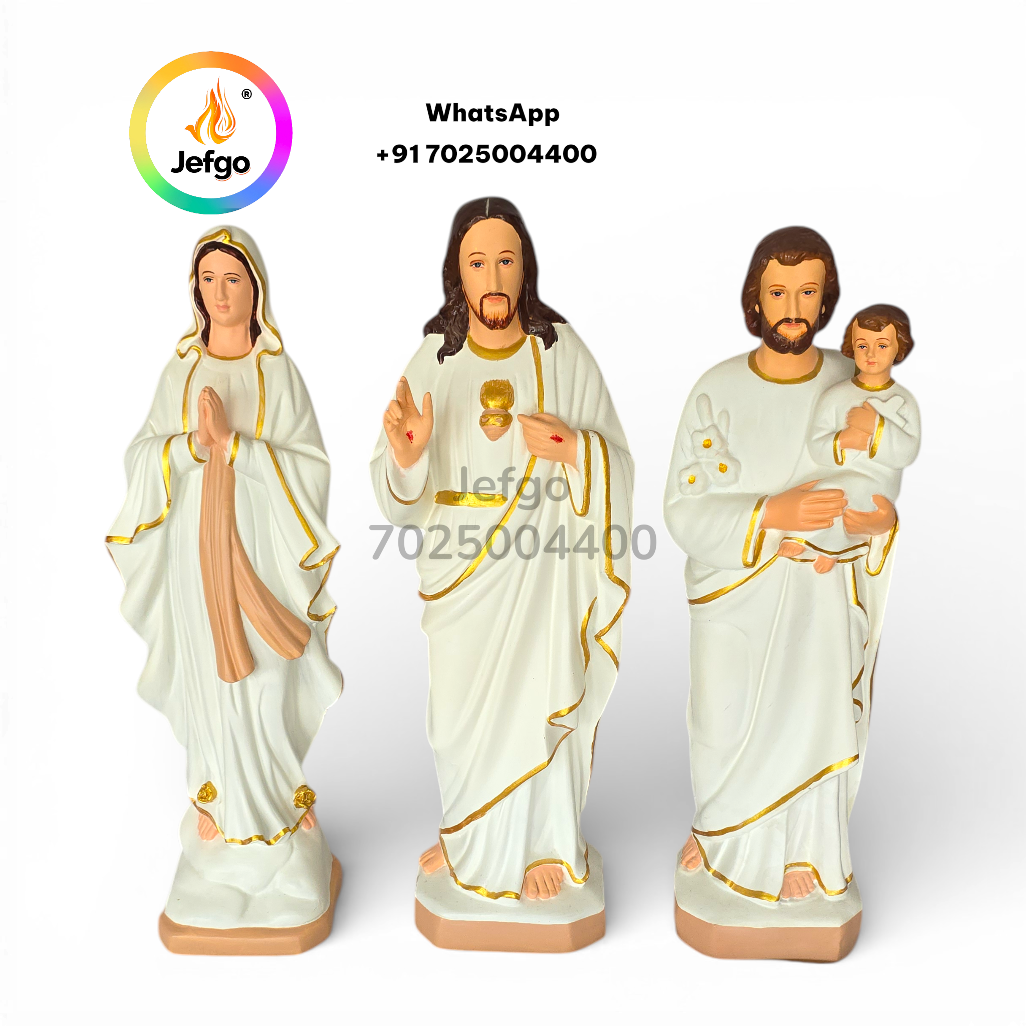 Holy family Set for Home Altar Model 8 Height 24 inch