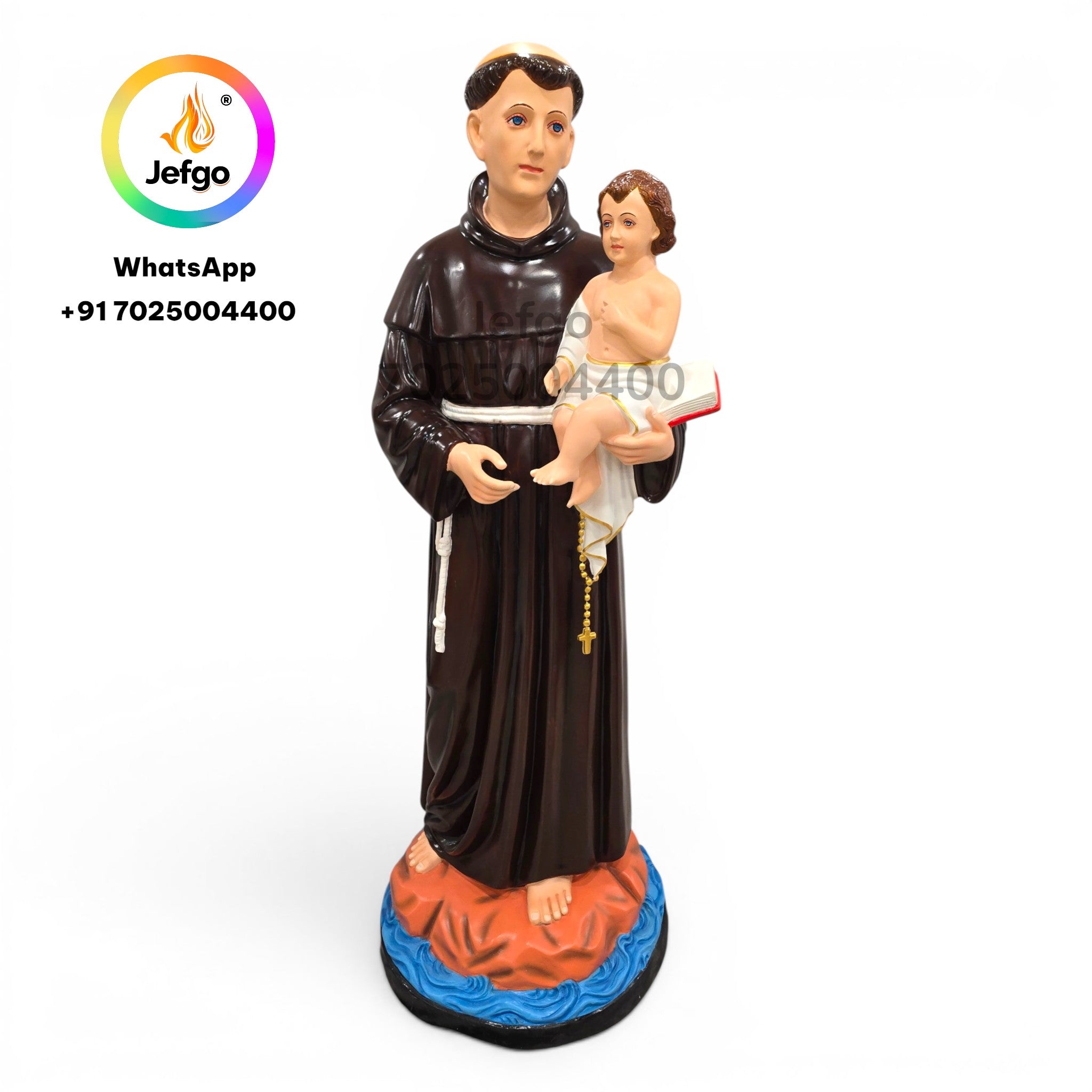 Saint Anthony of Padua Statue Feet Model No : 3589