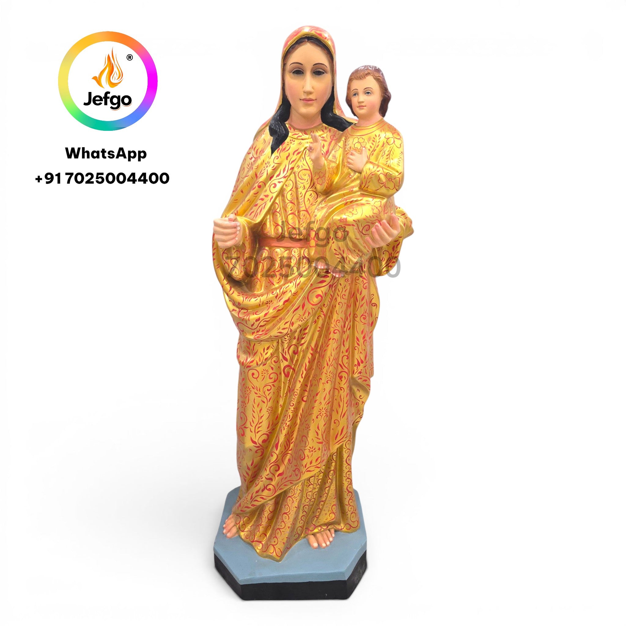 Mother Mary and Infant Jesus  5 Feet Model No :3448