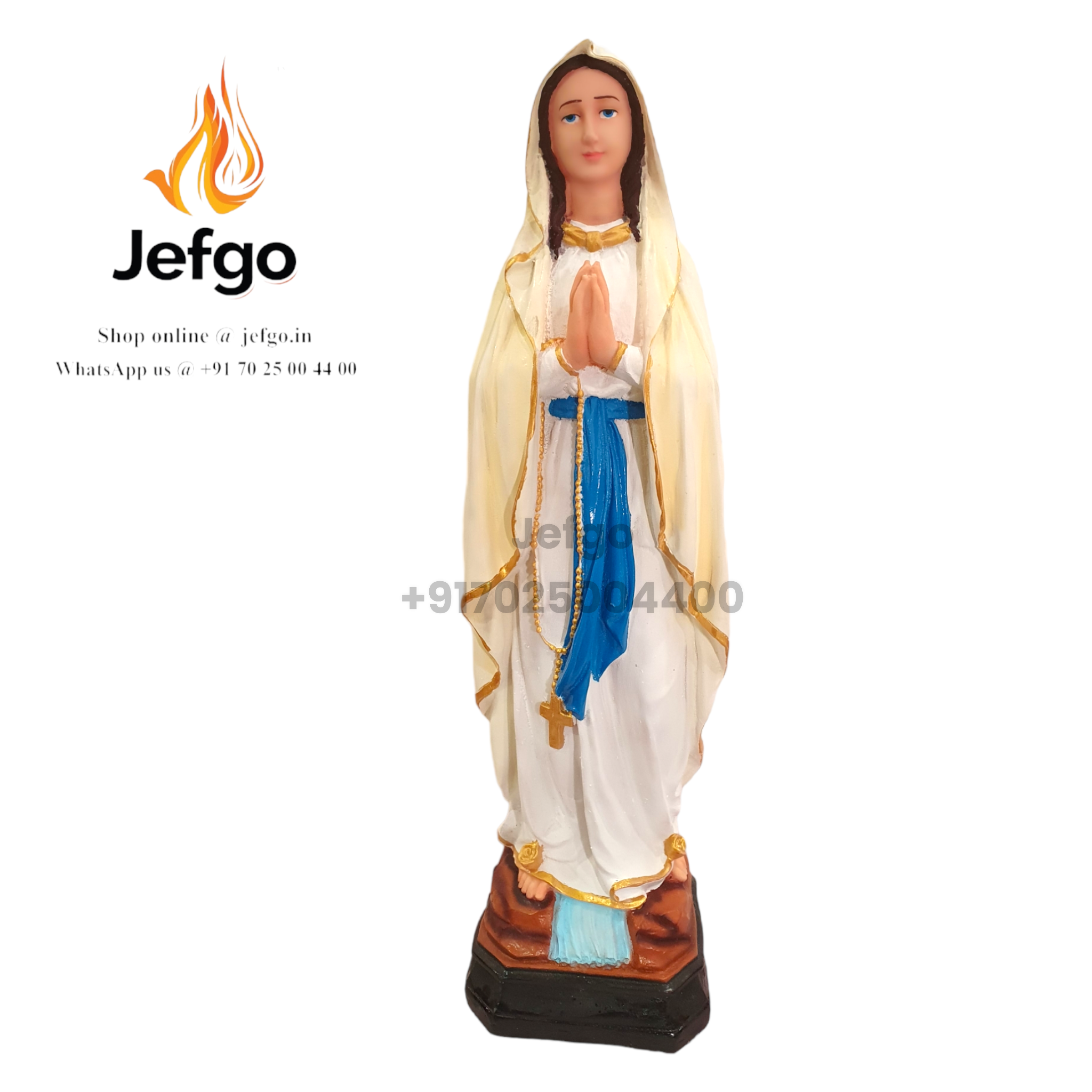 Our Lady of Lourde Statue 24 inch / 2 feet