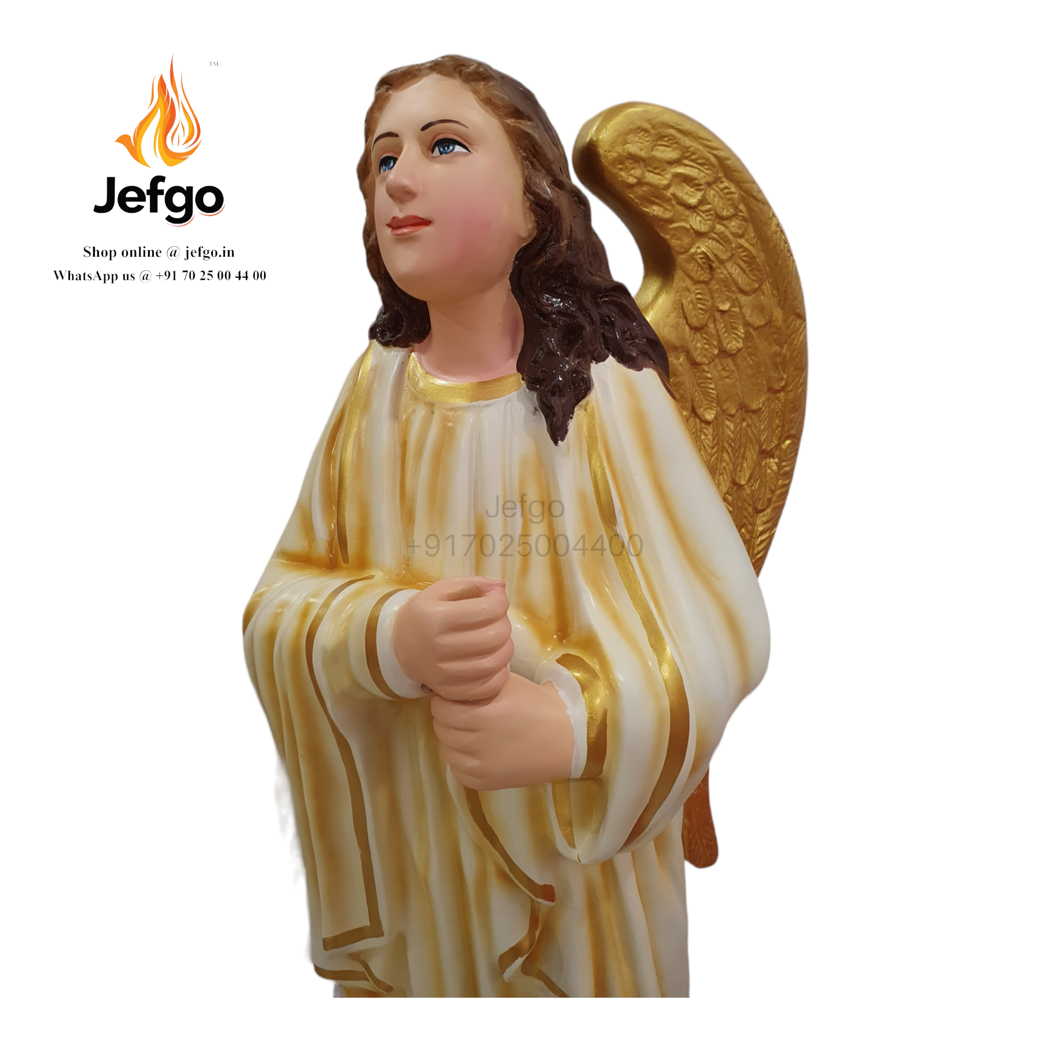 Angel Standing with Candle Holder 48inch/4 feet