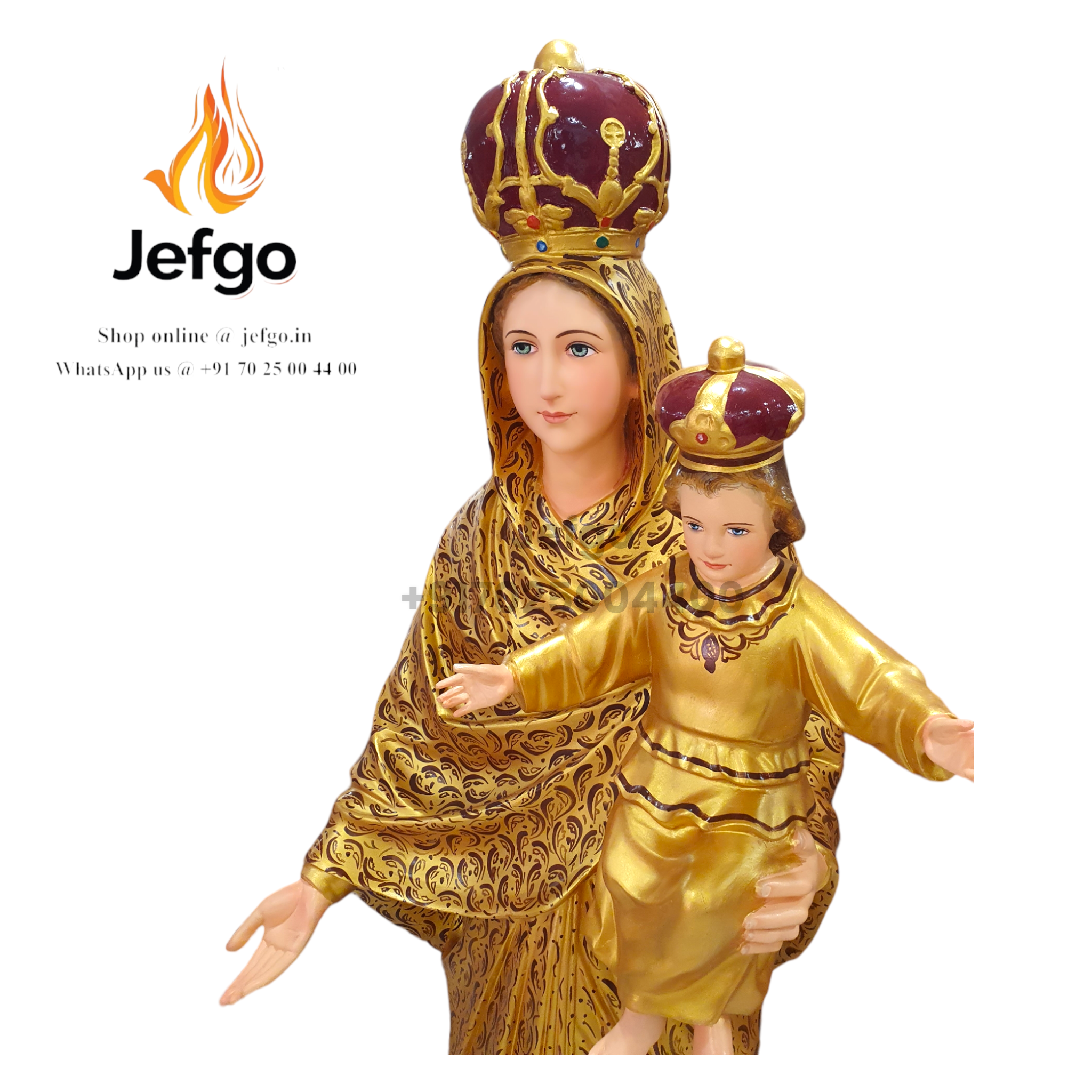 Buy Mother Mary with Infant Jesus in Saree