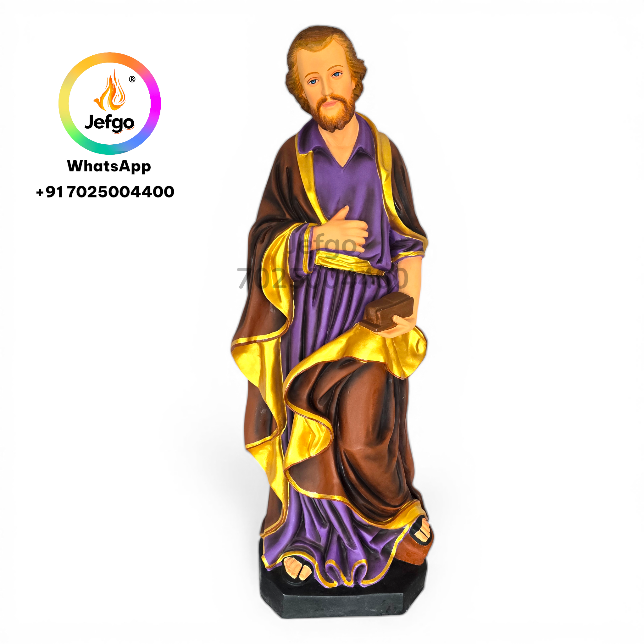 Buy St Joseph Statue fiber 5 feet height 