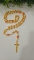 Christian Rosary  Beeds For Prayer gold colour