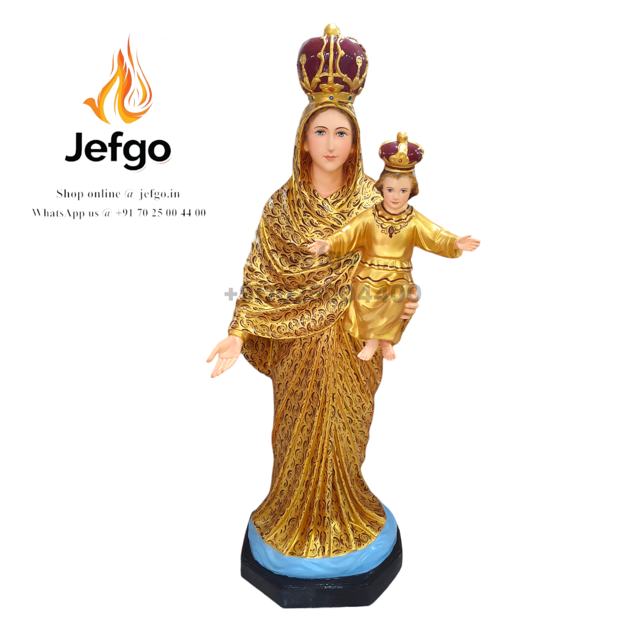  Buy Mother Mary with Infant Jesus in Saree 