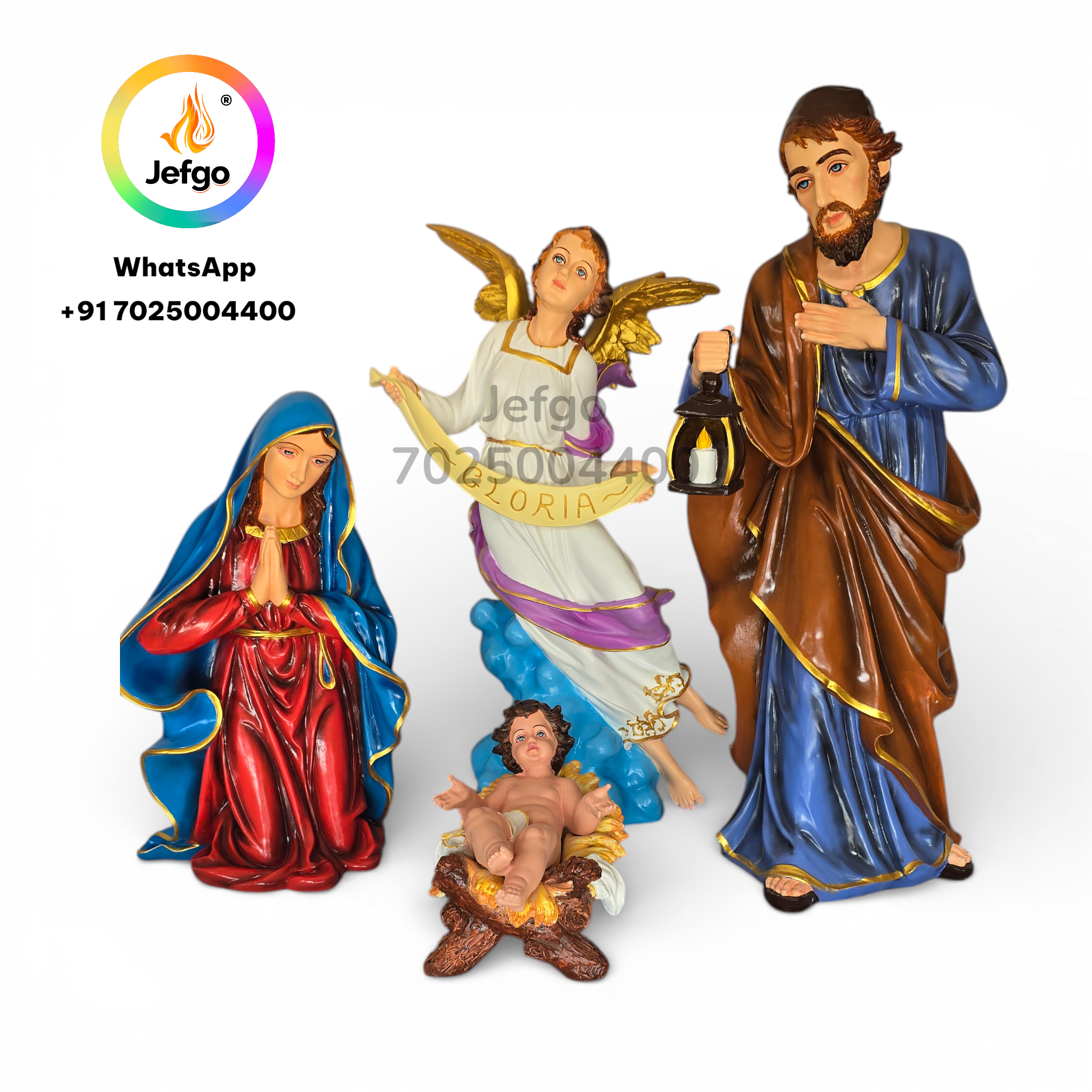 36 inch Christmas Nativity Set