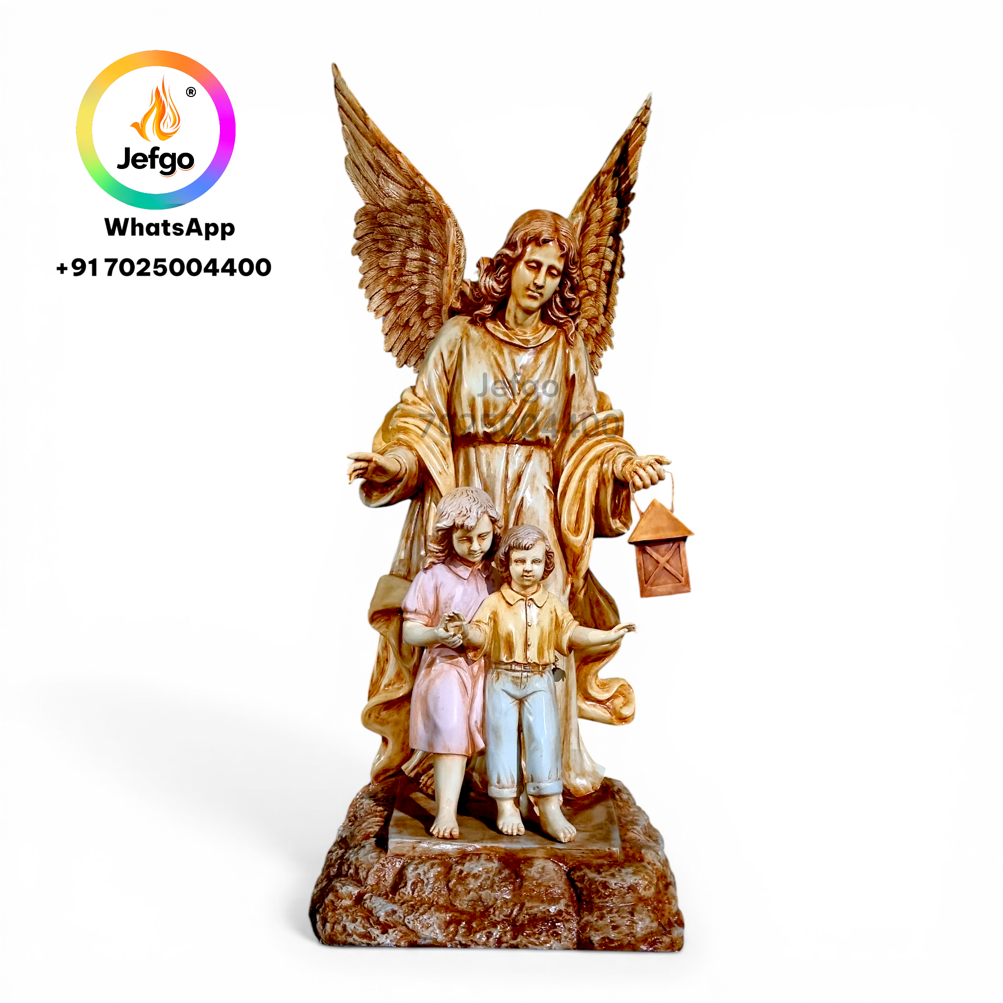 Guardian Angel with Children 6 Feet