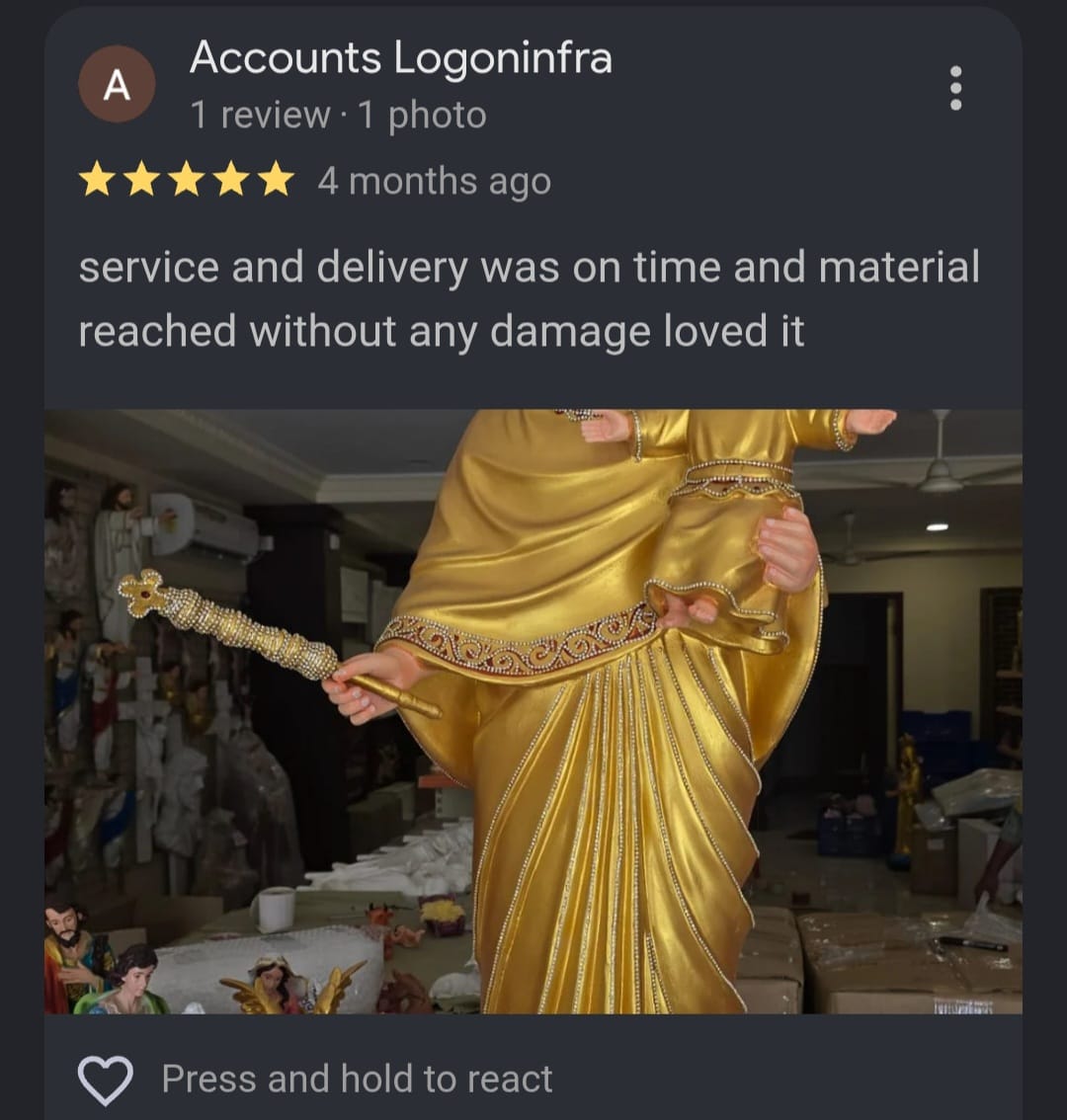 Mother Mary with Infant Jesus  3 feet Model 3260/1