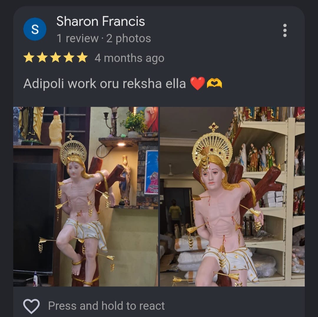 Saint Sebastian Statue Height 36 inch  Model No : 3554