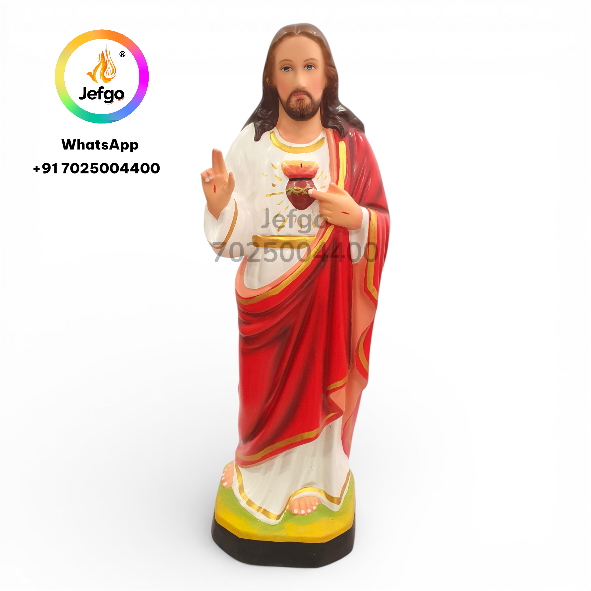 Jesus Sacred Heart 30 inch Fiber Model 3047