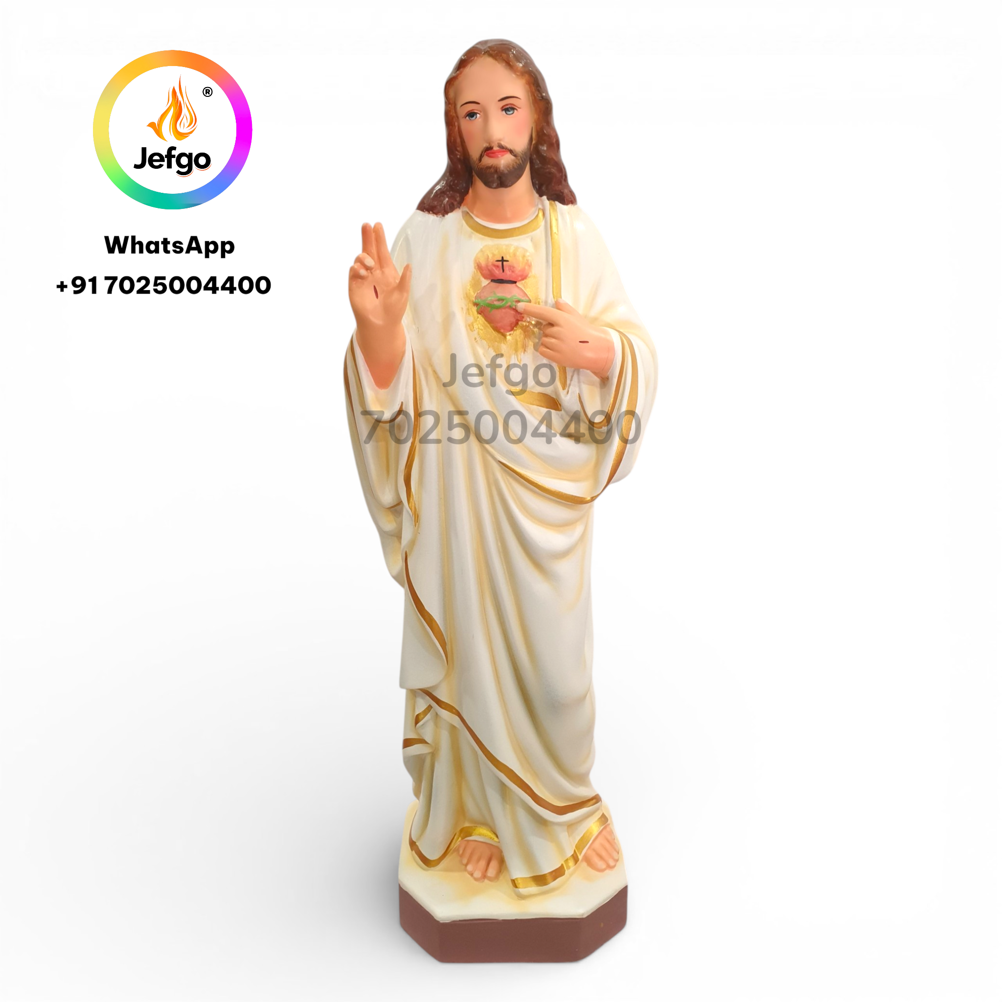 Jesus Sacred Heart Statue 3 feet Model 3038/1