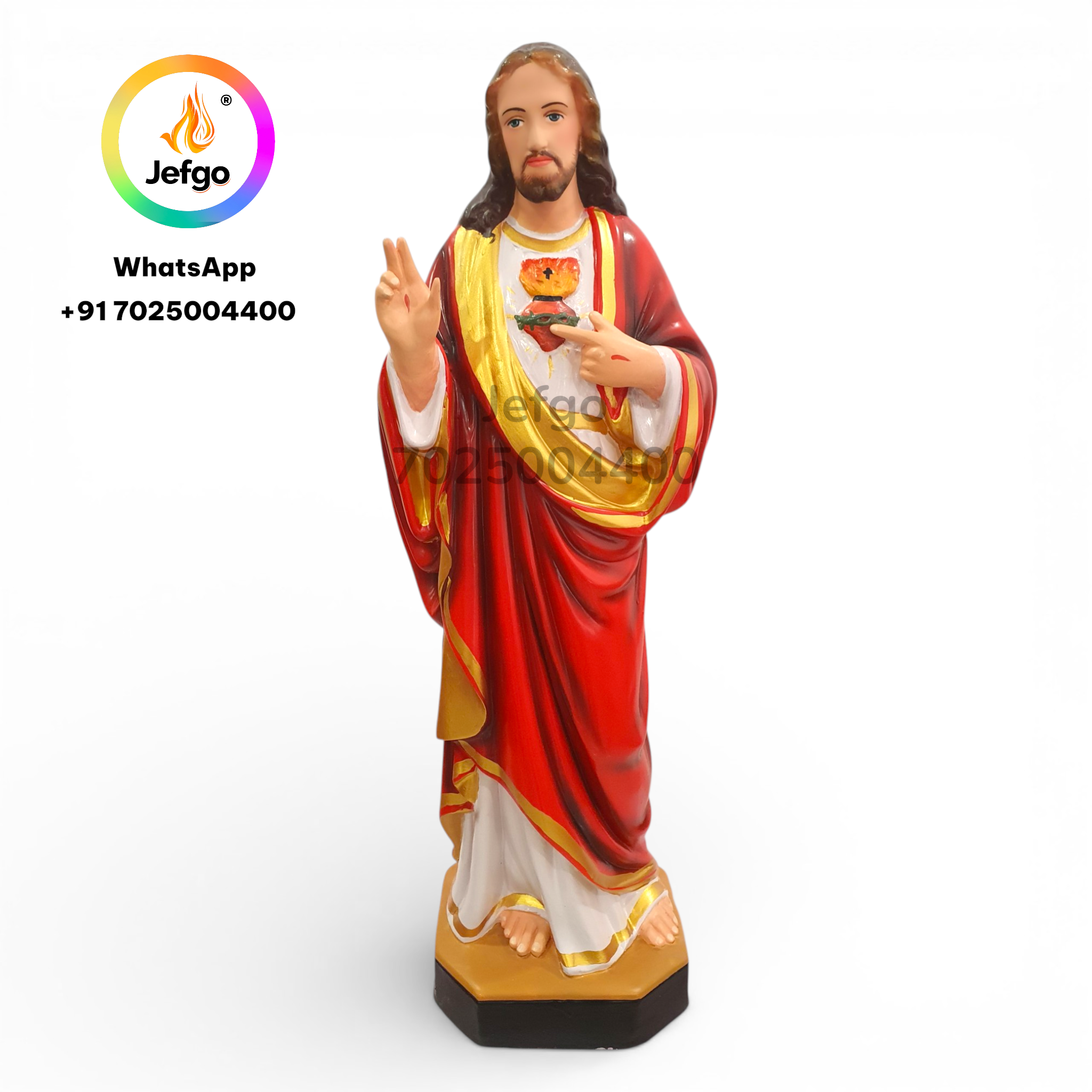 Jesus Sacred Heart Statue 3 feet model 3038