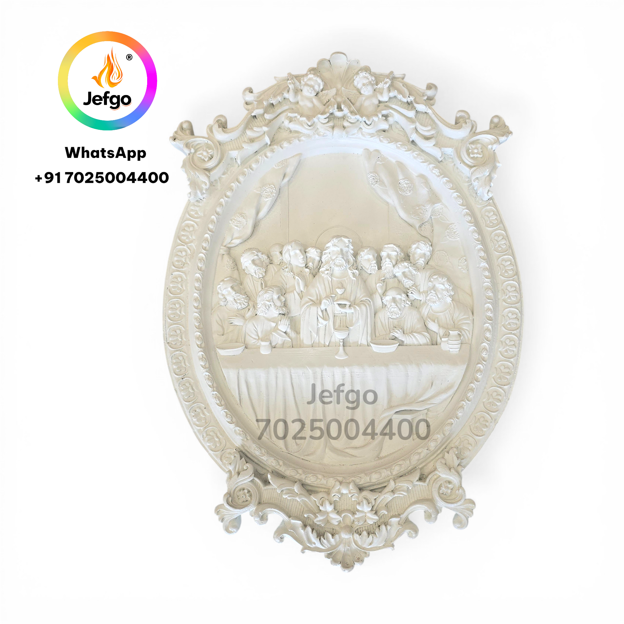Last supper Round Model 3505/1 Size 29 inch x 21 inch