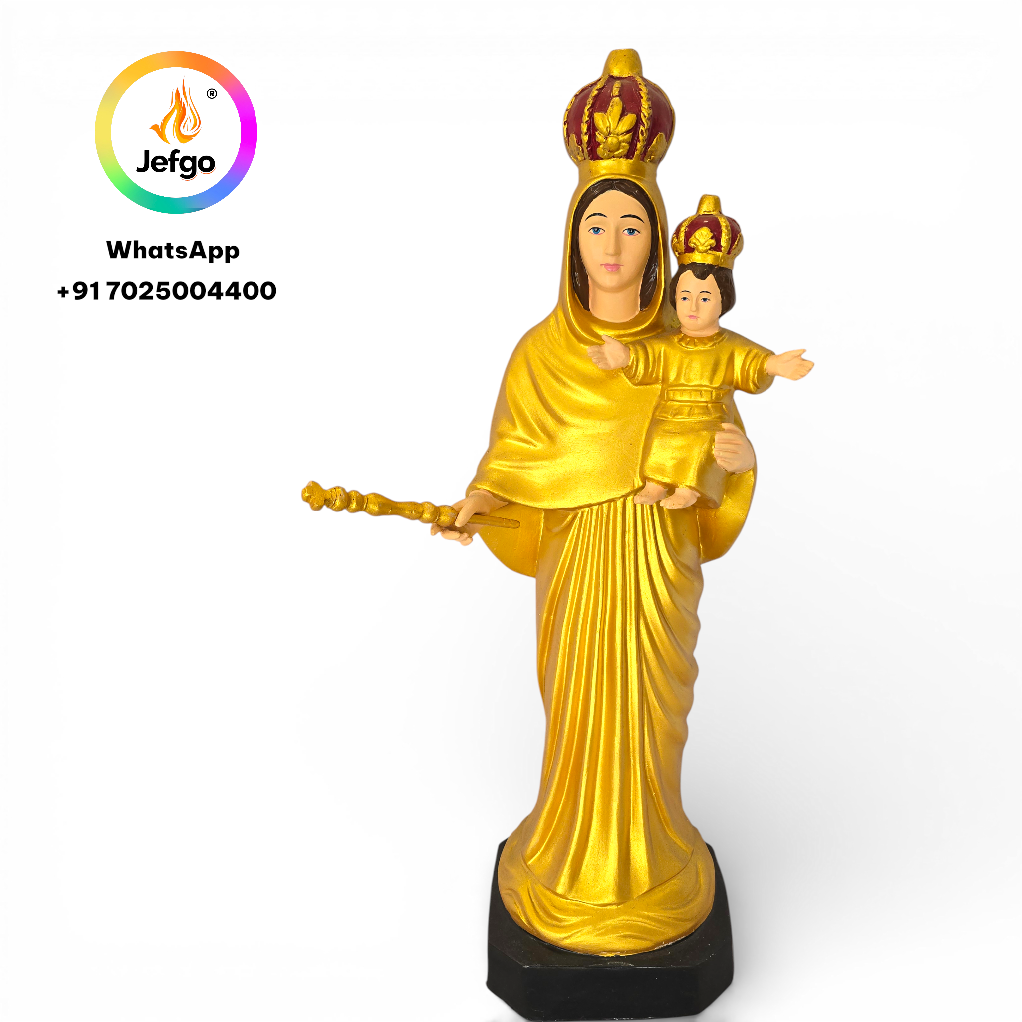 Mother Mary with Infant Jesus 24nch