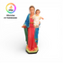 Mother Mary with Baby Jesus Statue 4 feet/48 inch Fiber Model no: 3090