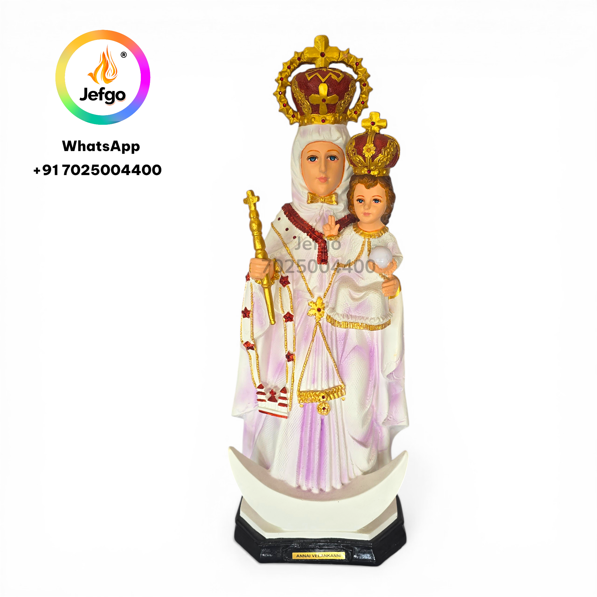 Velankanni Statue 2.5feet /30 inch Model 3123/1
