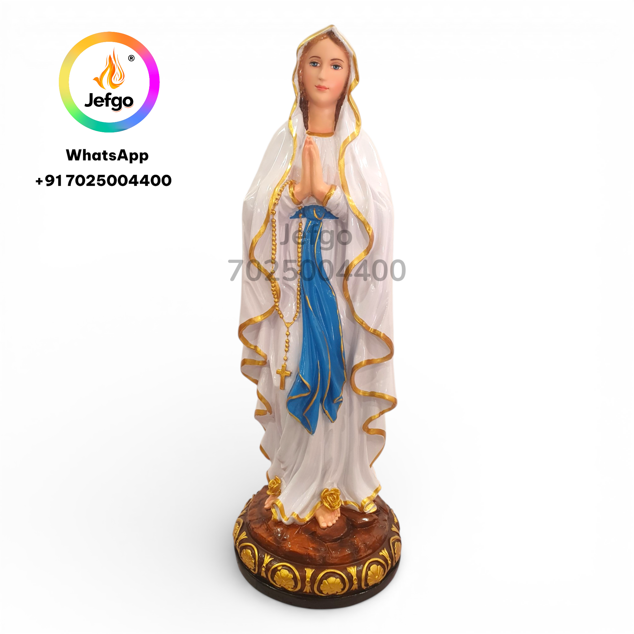 Our Lady Of Lourdes  Statue  3 feet
