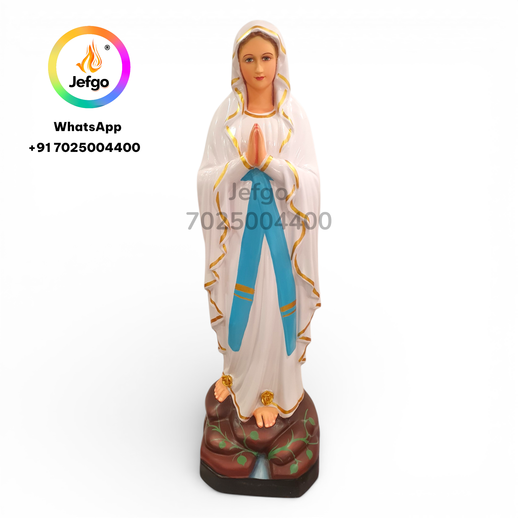 Our Lady of Lourdes Statue 48 inch/4 feet Model No :3005