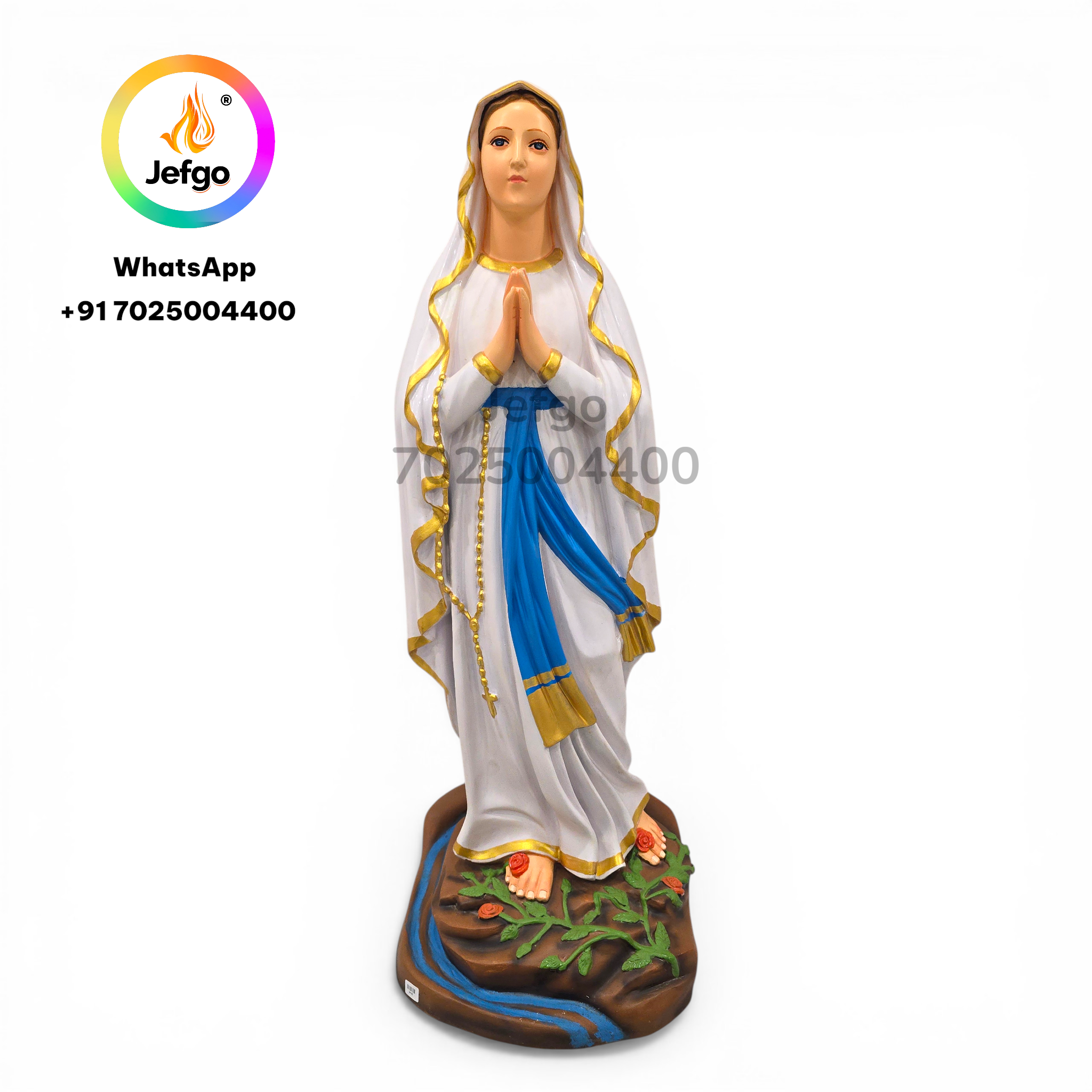 Our Lady Of Lourdes  Statue  3 feet Model  3415