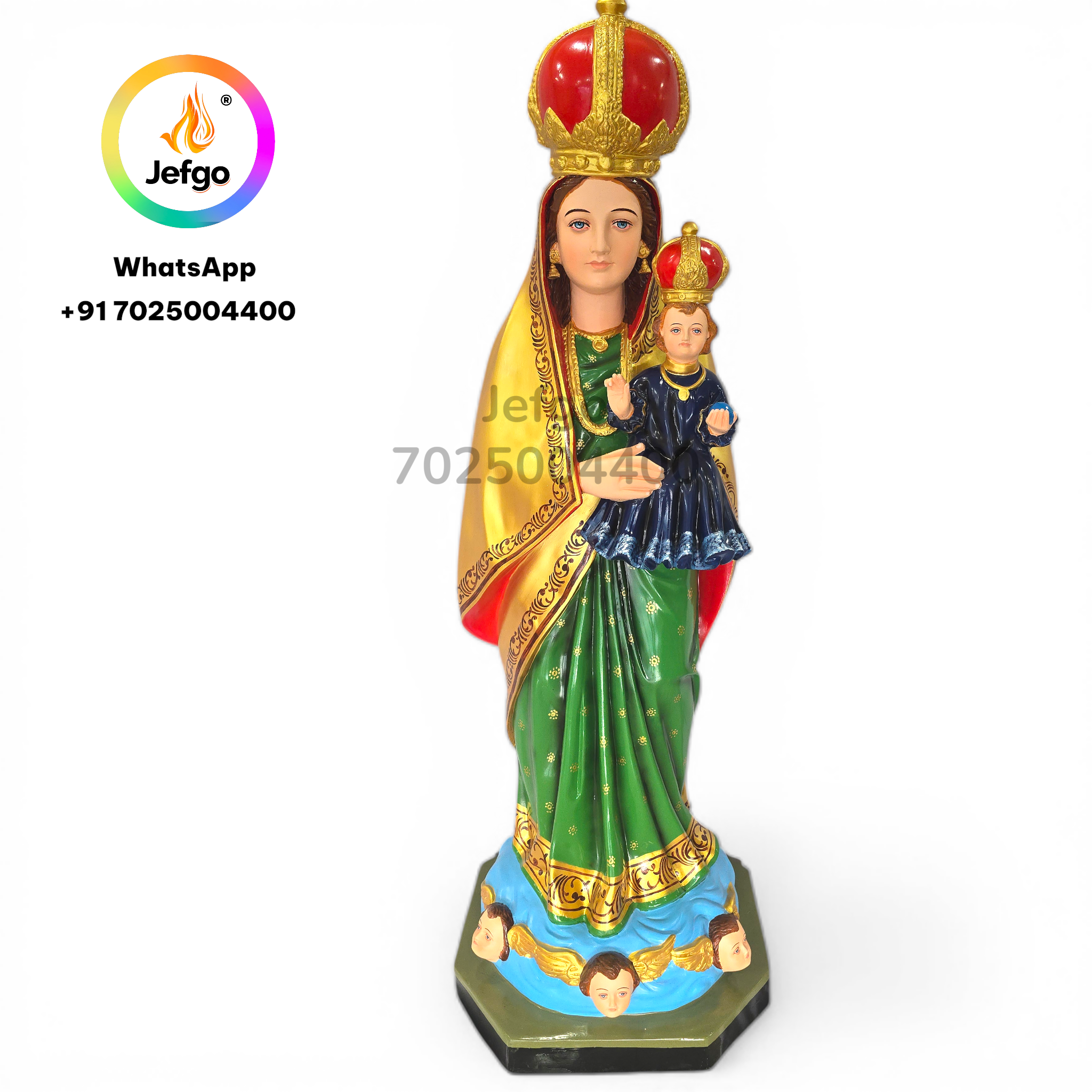 Periyanayagi Madha Statue
Height :&nbsp;5 feet/60inch