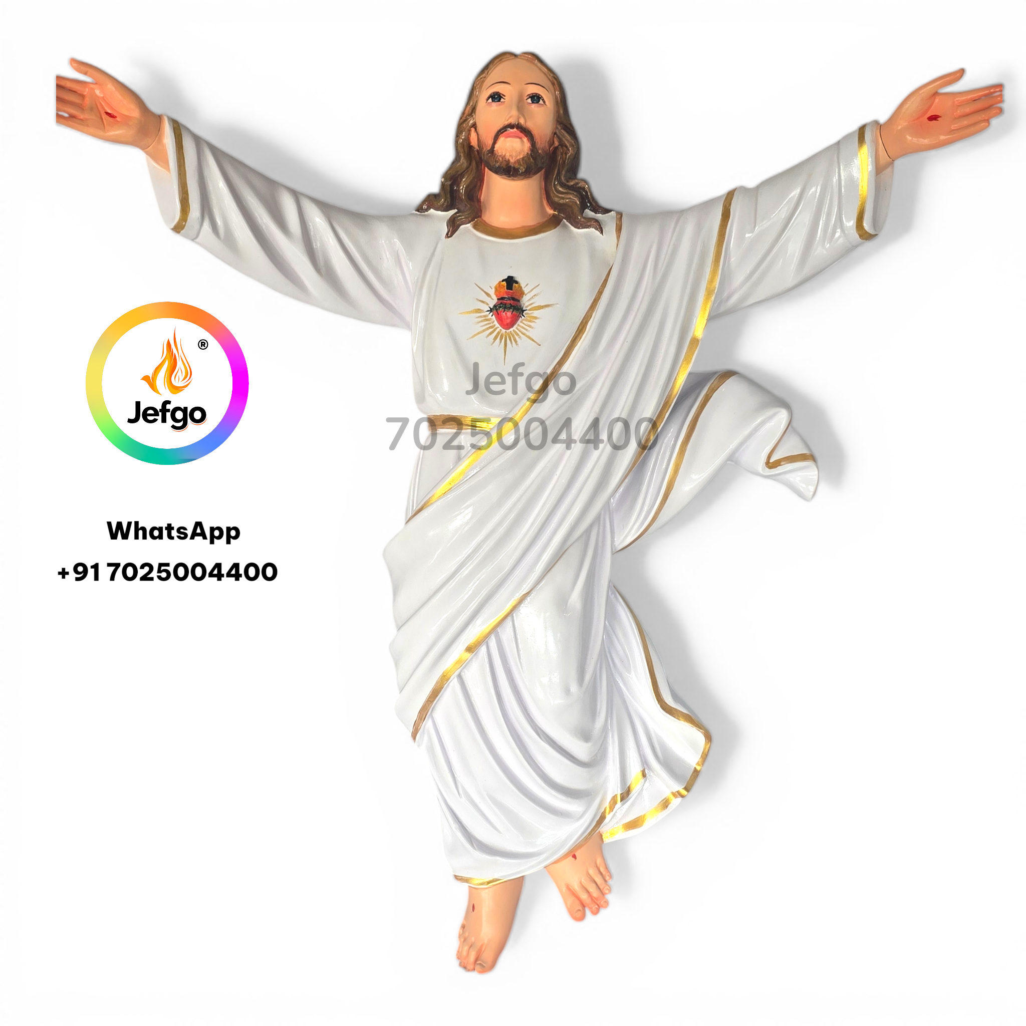 Jesus Wall Hanging Statue
Height : 3 feet