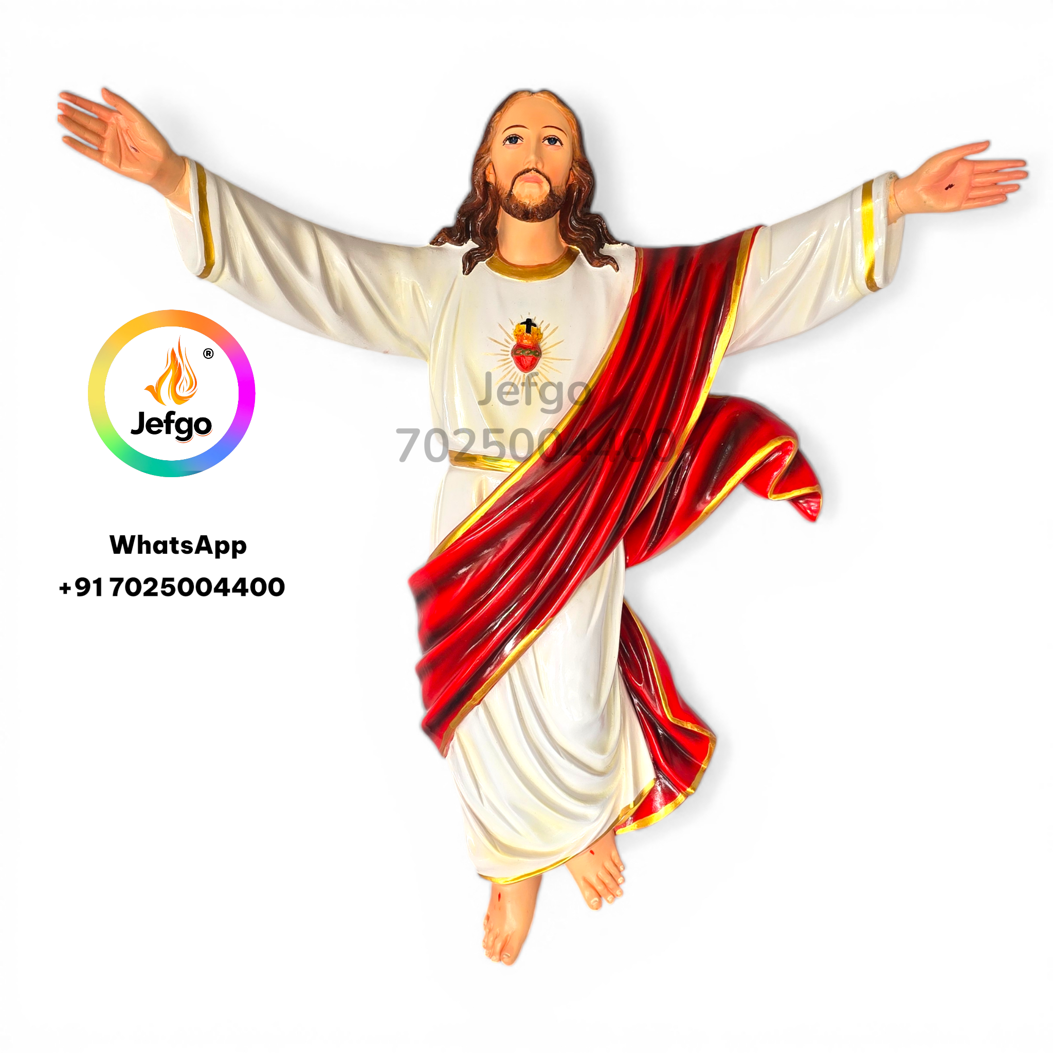Jesus Wall Hanging Statue
Height : 3 feet