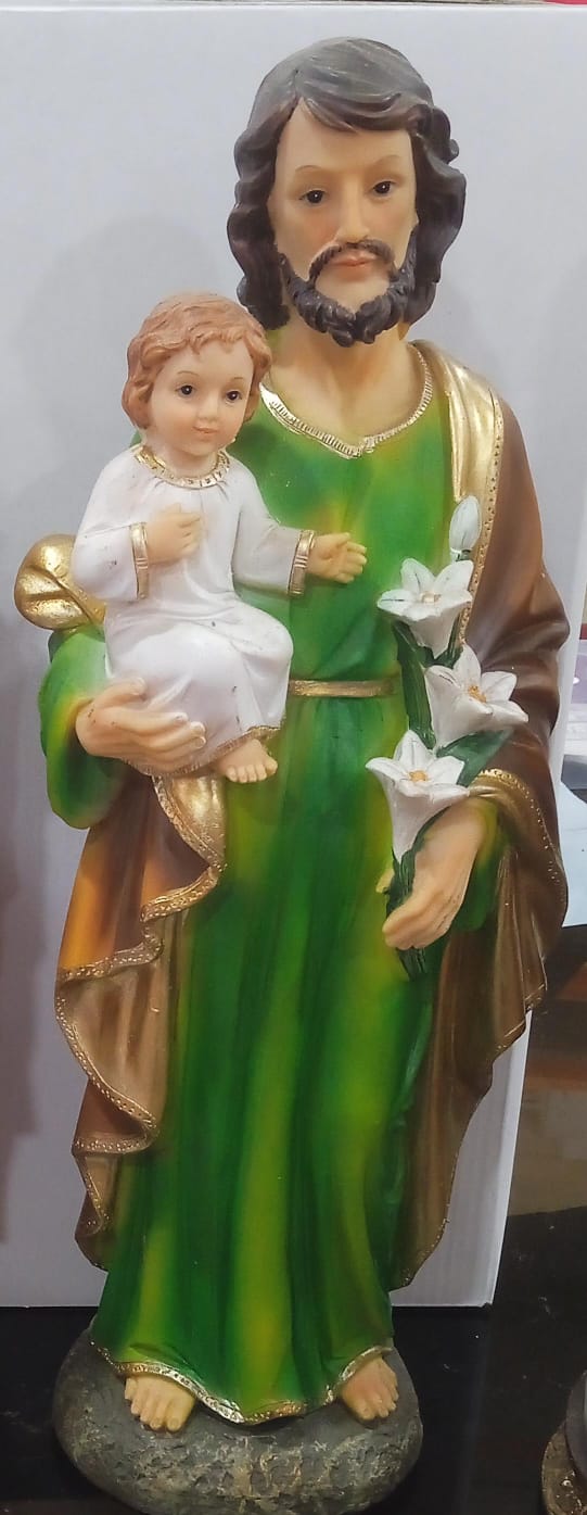S t Joseph 16 inch Green
Height :16 Inch