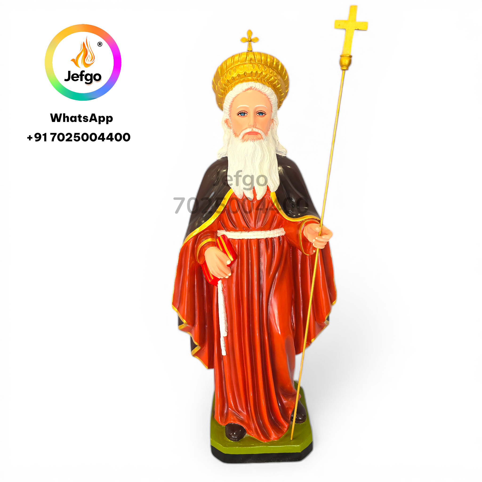 Saint Anthony the Great statue
Height : 36 Inch / 3feet