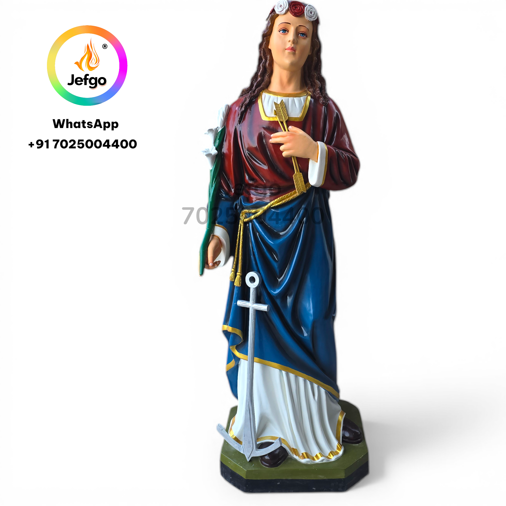 Saint Philomena Statue 6 Feet