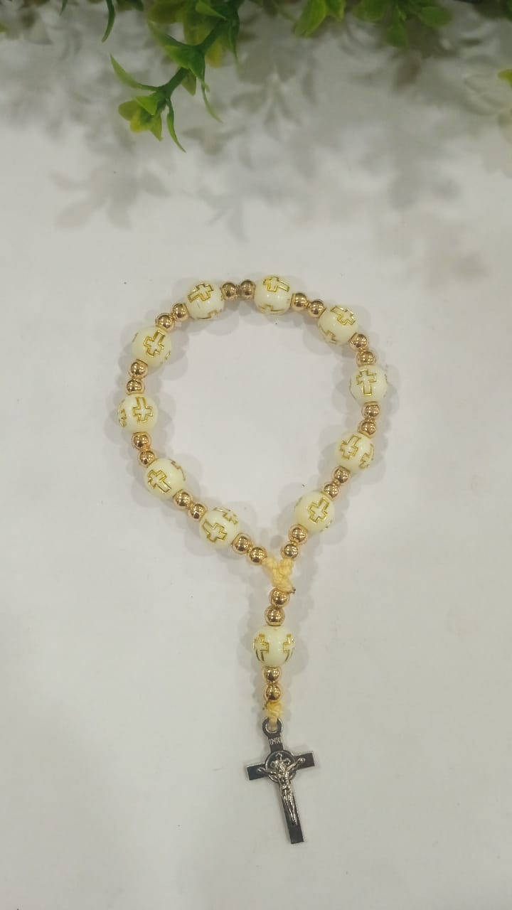 Traditional holy rosary beads