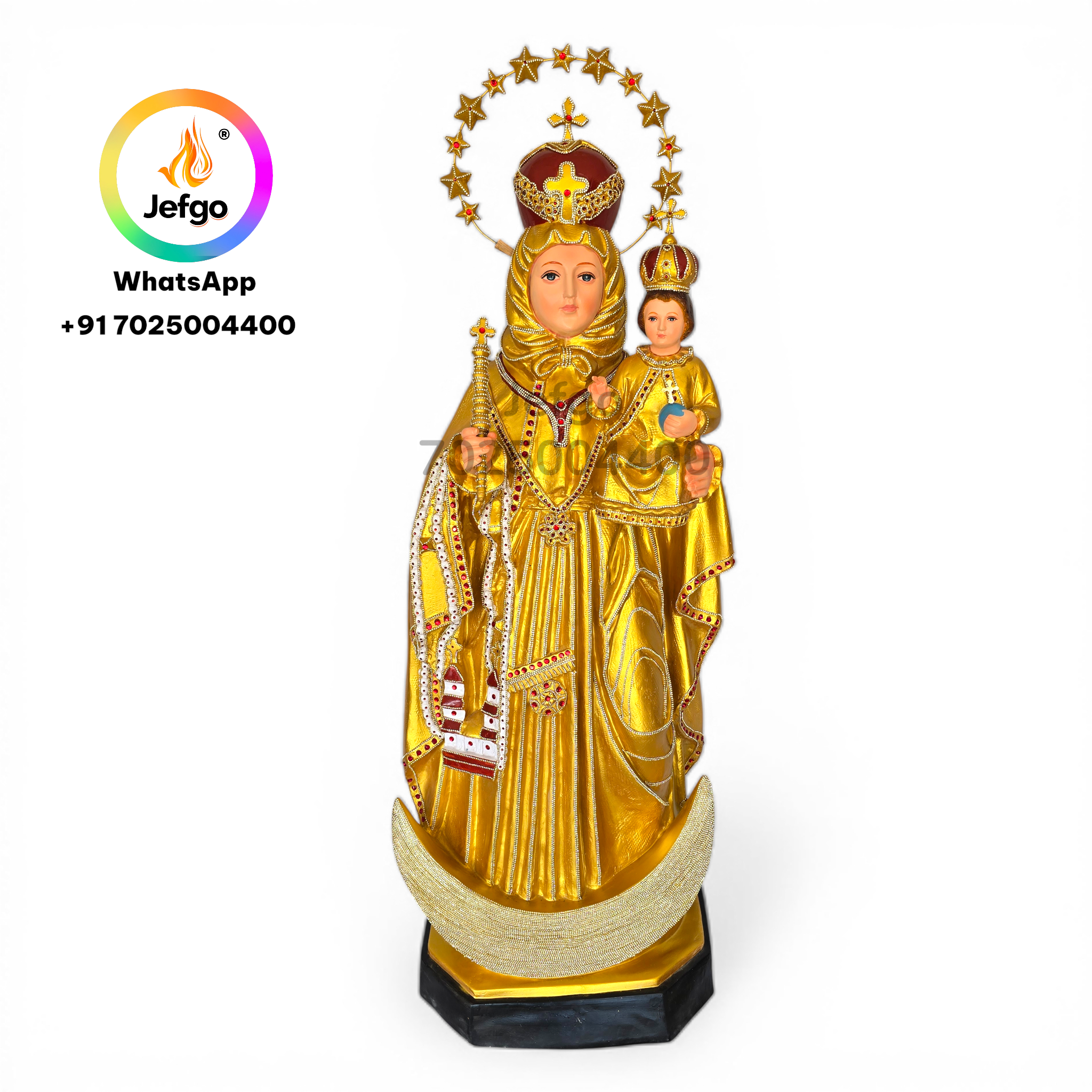 Velankanni matha with Stone 4 feet / 48 Inch