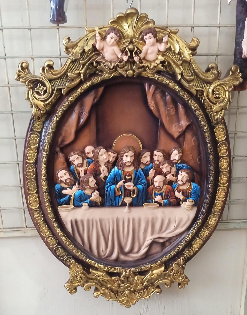 last supper Round  3505 Size 29 inch x 21 inch