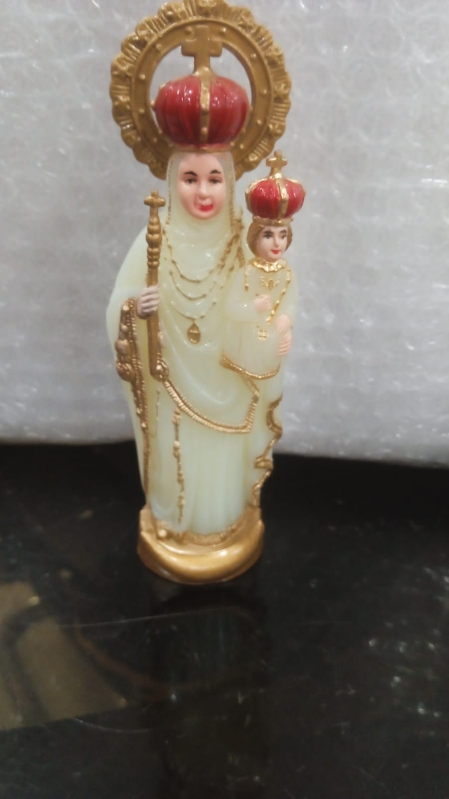 Glow in the Dark Velankanni Matha 4 inch