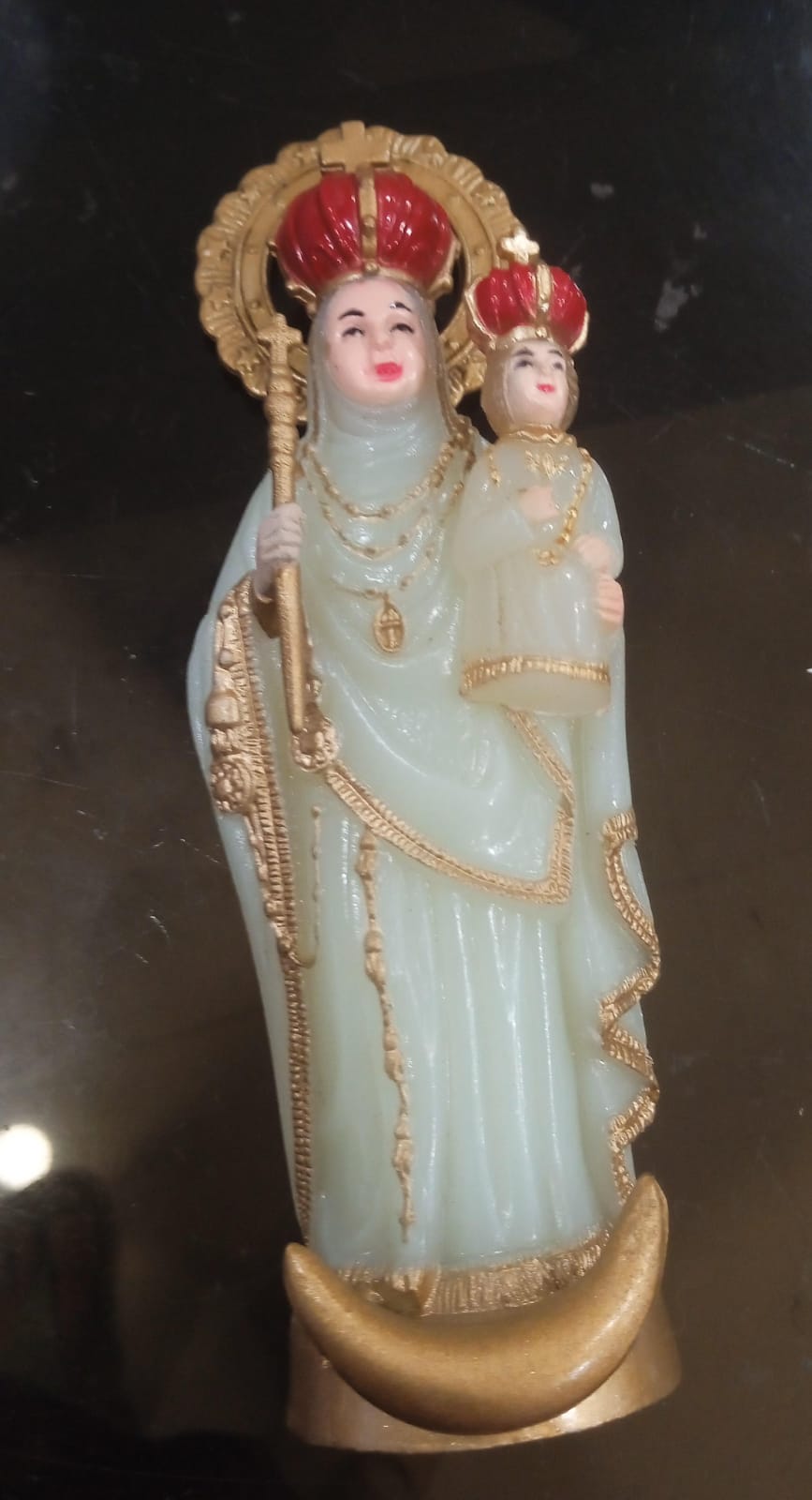Glow in the Dark velankanni Matha 6 inch