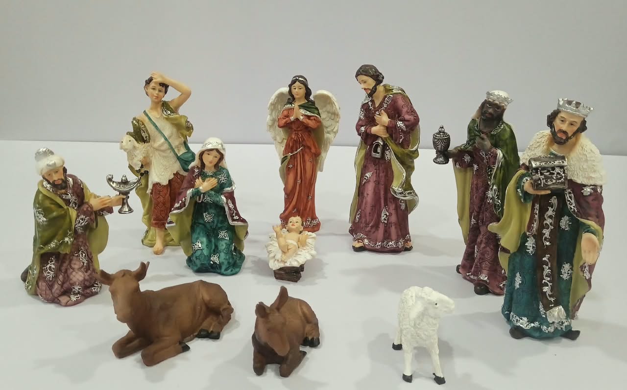 Buy Christmas Nativity Set for Decoration 12 inch