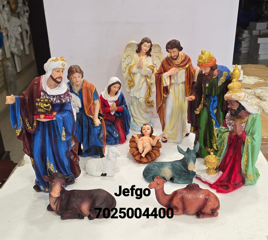 Buy Christmas Nativity Set for Decoration 12 inch