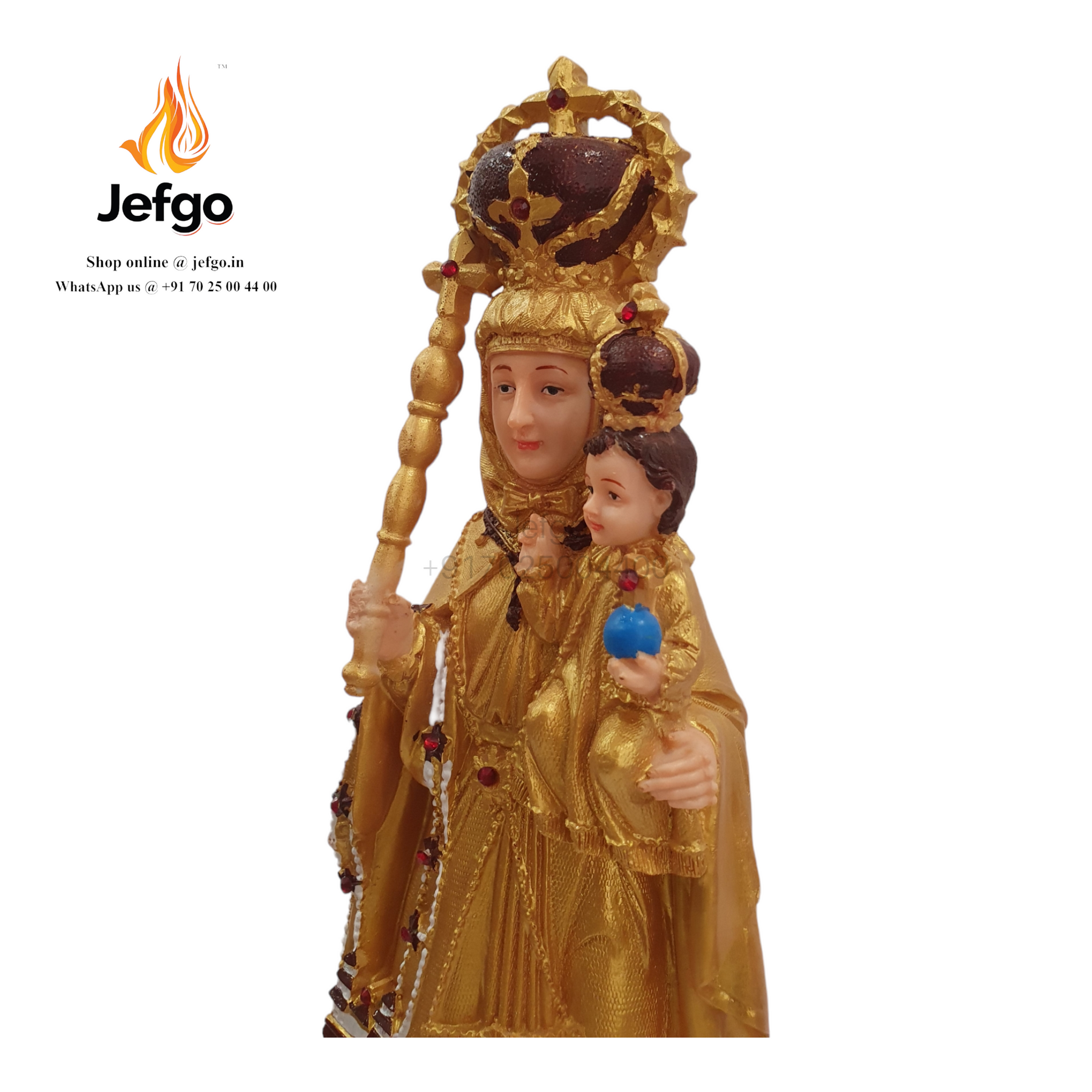 Buy Velakanni Statue 16 inch online India .Our lady Good Health ,Arogya