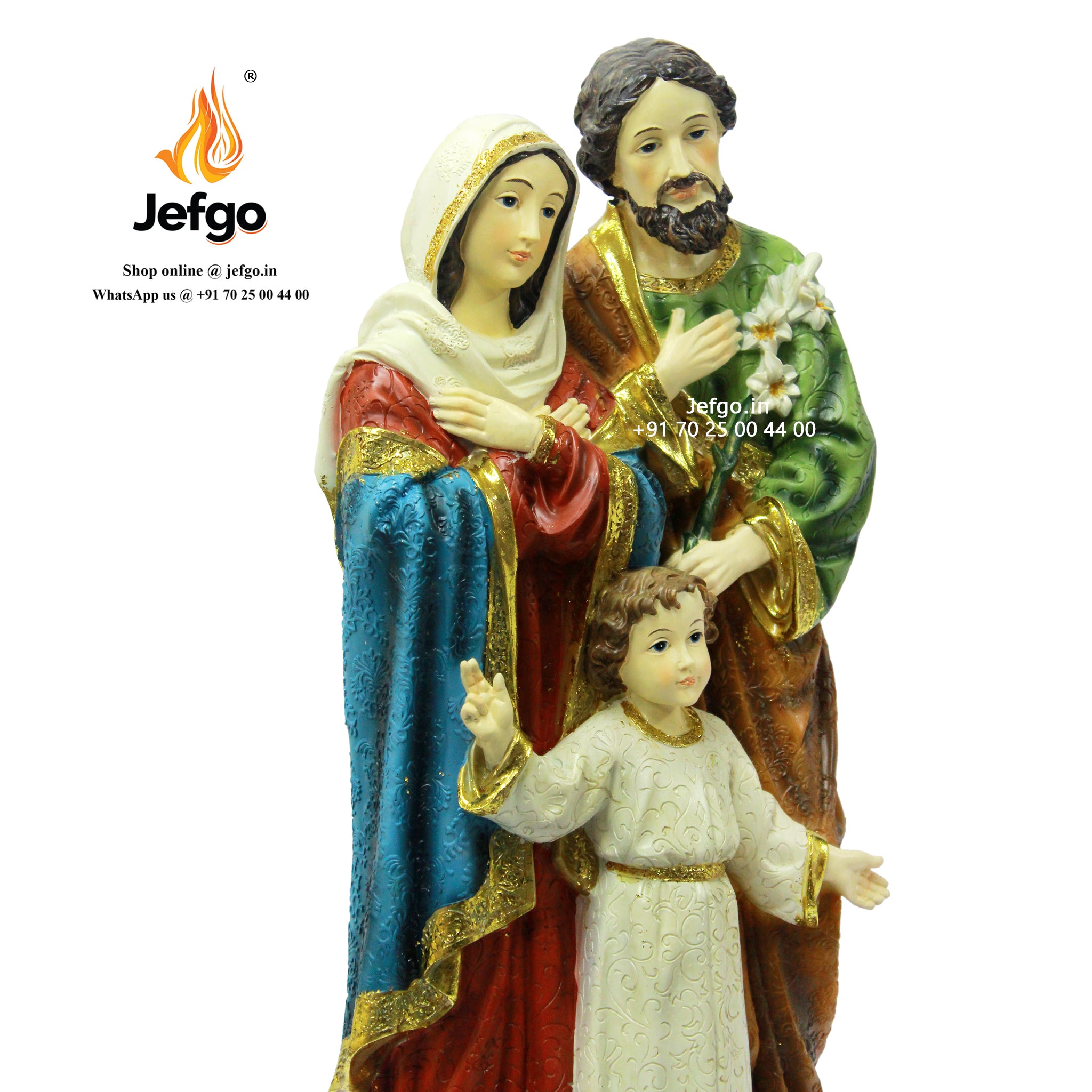 Holy Family Statue 24 inch Fiber