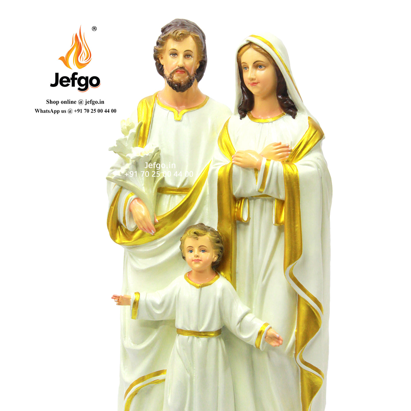 Buy Holy Family Statue 24 inch Fiber Statue Online in India Christian
