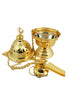 Thurible 107 Brass Sheet made Censer -Jefgo.in